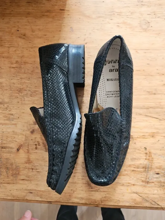 Mokassins pailettenlook