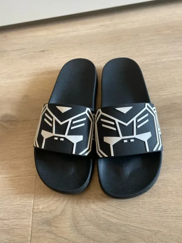 Mooie black bananas badslippers