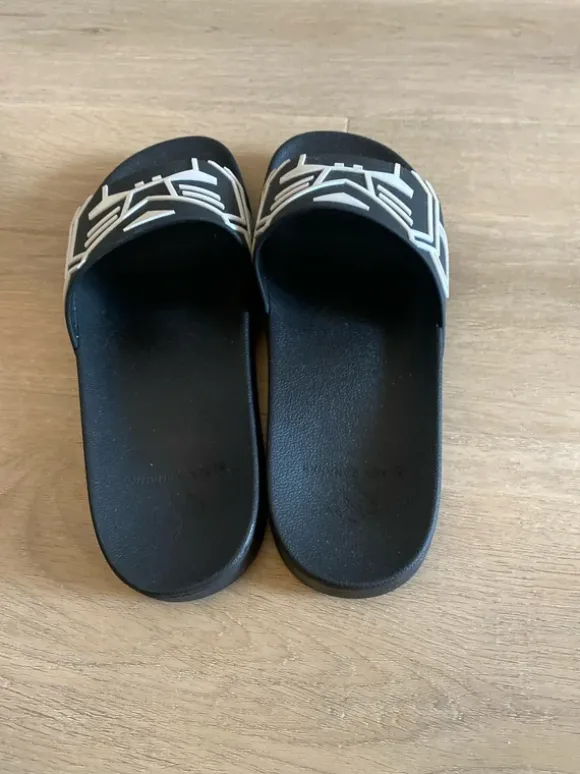 Mooie black bananas badslippers