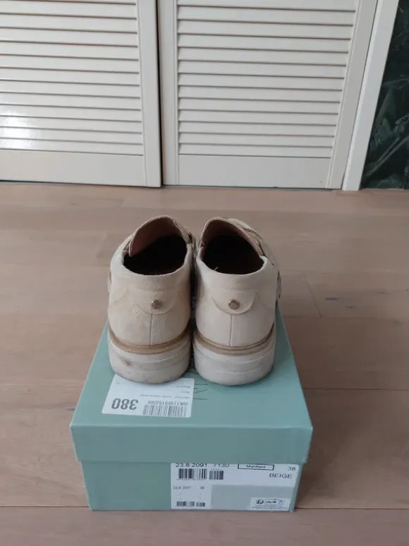 Mooie suède loafers mt 38