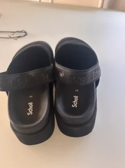 Mules noir Scholl plateforme comme neuves