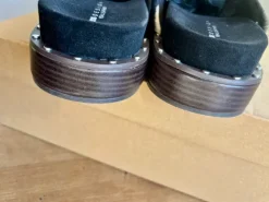Mules Pantoletten Clogs Gr. 39 Echtleder
