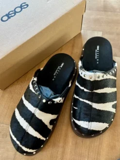 Mules Pantoletten Clogs Gr. 39 Echtleder