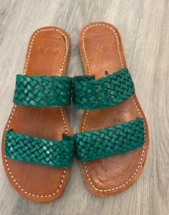 Mules Sommerschuhe Slipper Sanalen Leder Gr.38