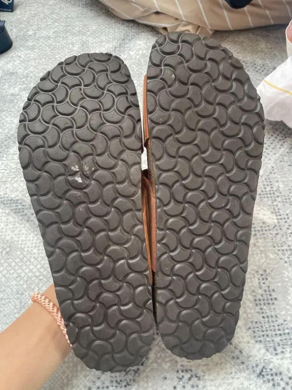 Natürliche Unisex Sandalen Größe 43 wie neu