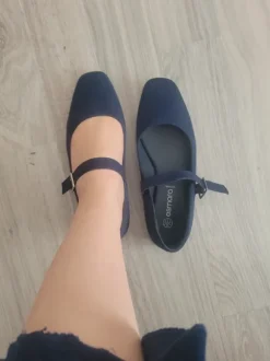 Navy cute ballerinas