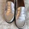 NEU * & Other Stories * Loafer * Echt Leder * Slipper * silber * Gr. 36 (37)