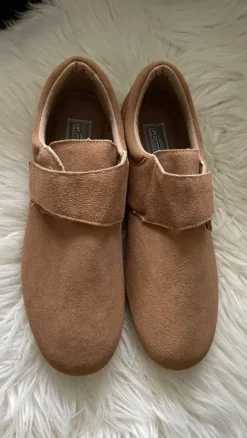 NEU ! Herrenschuhe mit Klettverschluss La Confortaise / braun,beige / 42