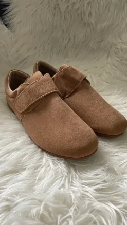 NEU ! Herrenschuhe mit Klettverschluss La Confortaise / braun,beige / 42