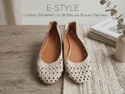 Neu Leder Ballerinas | Gr. 38 (fällt aus wie 39) |