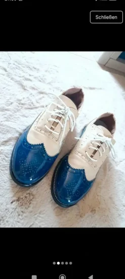 NEU Oxford-Brogues 41 + Memoryfoameinlage