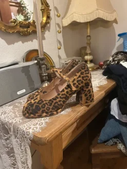 NEU Pumps mit Animalprint Wildleder Optik gr.38