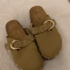 New Yorker Clogs Beige Gold 37 Stockholm Style