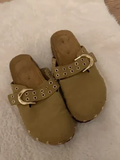 New Yorker Clogs Beige Gold 37 Stockholm Style