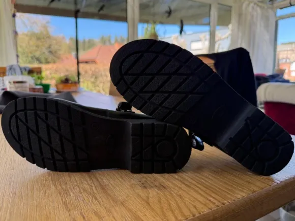 Next Mary-Jane-Schuhe, Ballerinas, aus Leder, Größe 38, schwarz, neuwertig!