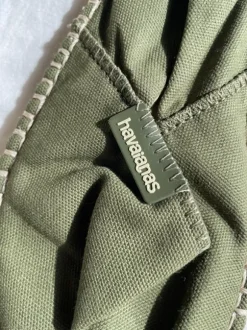 Nieuw espadrilles havainas military groen maat 37,5 / 38