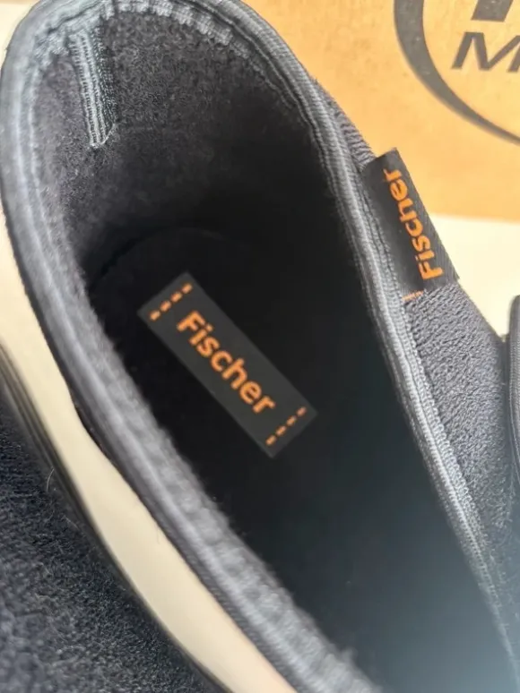 Nieuw! Fischer verbandpantoffel zwart maat 45