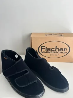 Nieuw! Fischer verbandpantoffel zwart maat 45