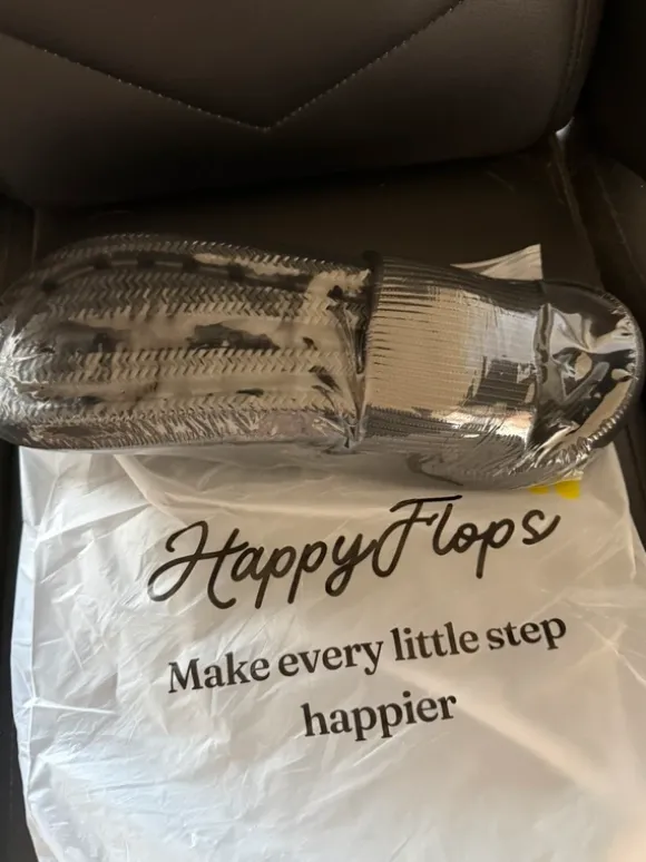 Nieuwe Happy Flops zwart in maat 38-39