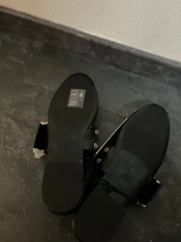 Nieuwe slingbacks maat 36 zwart h&m meisje zomer schoenen trendy