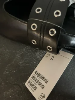 Nieuwe slingbacks maat 36 zwart h&m meisje zomer schoenen trendy