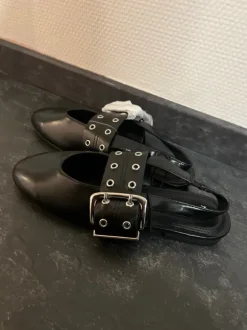 Nieuwe slingbacks maat 36 zwart h&m meisje zomer schoenen trendy