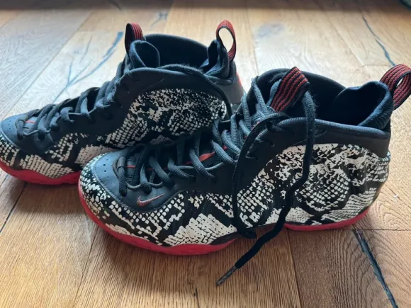 Nike Air Foamposite One Albino Snakeskin Gr. 43 Python-Optik