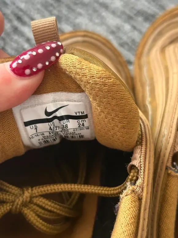 Nike Air Max 97 Wheat Braun Beige Sneaker Gr. 38