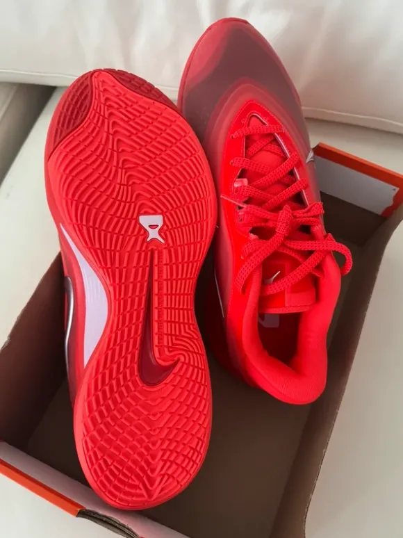 Nike A’one Wilson Basketballschue Bright crimson rot 44,5 , 28,5 cm