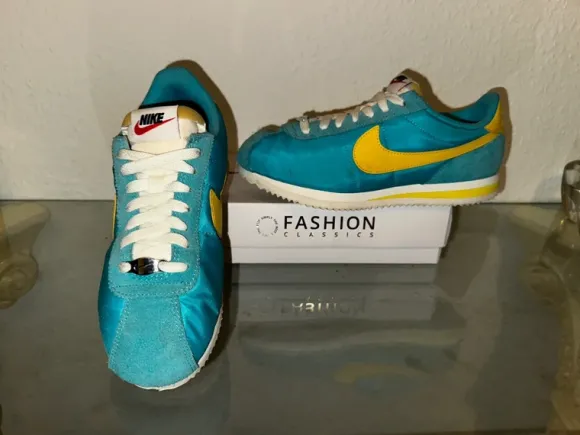 Nike Cortez Textil Dusty Cactus Lightning Team Orange Gr. 38! Retro Sneaker