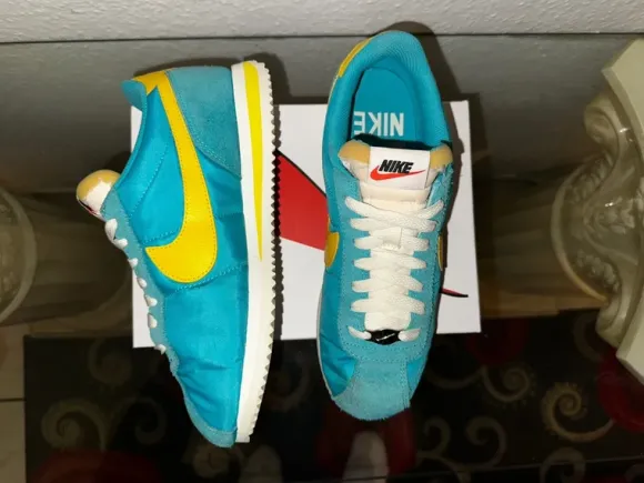 Nike Cortez Textil Dusty Cactus Lightning Team Orange Gr. 38! Retro Sneaker
