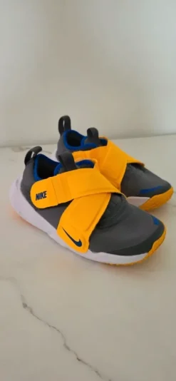 Nike Flex Advance BT Kinder Sneaker grau orange blau Größe 28,5