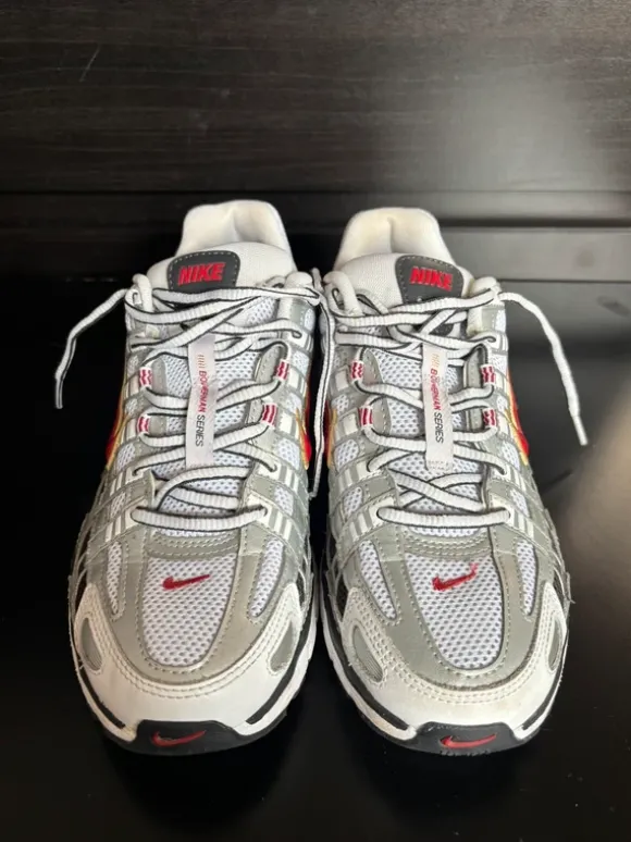Nike P 6000 - white/varsity red/metallic platinum