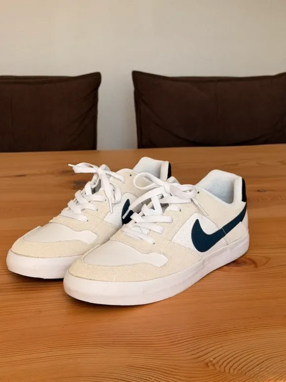 Nike SB Delta Force Unisex- Sneaker low - white/thunder blue/black