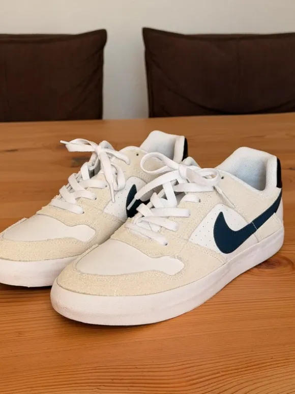 Nike SB Delta Force Unisex- Sneaker low - white/thunder blue/black