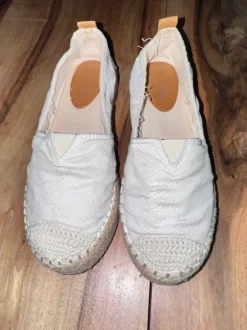 Nio Nio Damen Plateau-Espadrilles | Weiß | Gr. 36