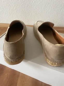 Nubikk Espandrilles Sommerschuh in Wildleder Taupe Gr. 41 Top Zustand