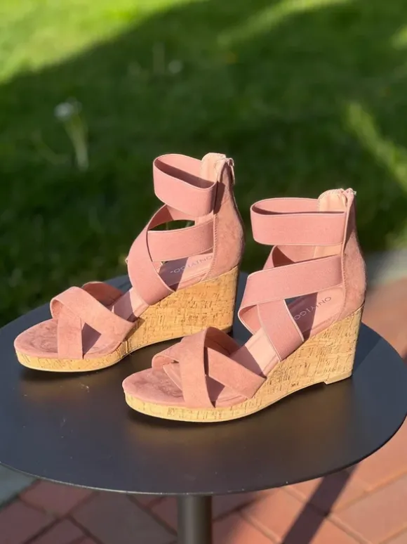 Onygo Sandalen Gr 39 Keilabsatz