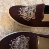 Original Kenzo Slipper Damen, Größe 40, Bordeaux/Burgundy rot