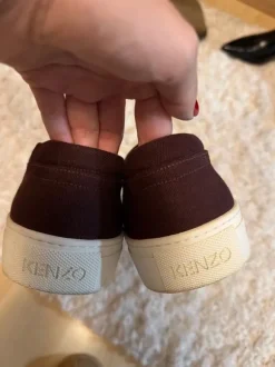 Original Kenzo Slipper Damen, Größe 40, Bordeaux/Burgundy rot