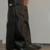 Overknee‘s Stiefel Kunstleder