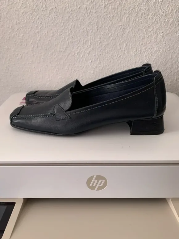 Paco Valiente Damen-Loafer, Größe 40 – dunkelblau