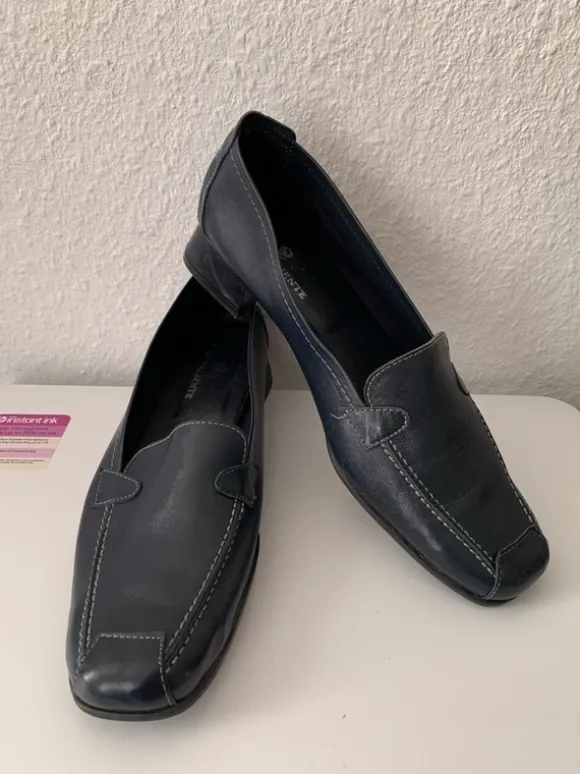 Paco Valiente Damen-Loafer, Größe 40 – dunkelblau