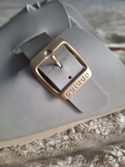 Palado Pantoffel mit Lammfell Grau