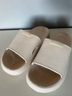 Pammys | Slides/Badeschlappen | Beige Creme | 40/41 | Minimalistisch
