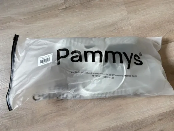 Pammys hellgrau Pearl Grey 38 39 badelatschen