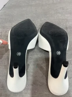 Pantolette Mules mit hohem Absatz