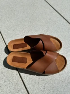 Pantolette Sandalen Leder