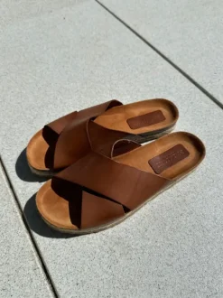Pantolette Sandalen Leder