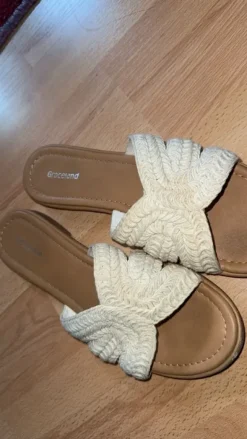 Pantoletten Beige GR 39